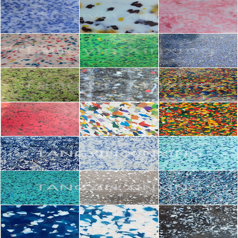 Recycled HDPE plastic