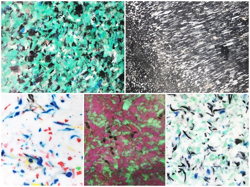 Recycled HDPE plastic