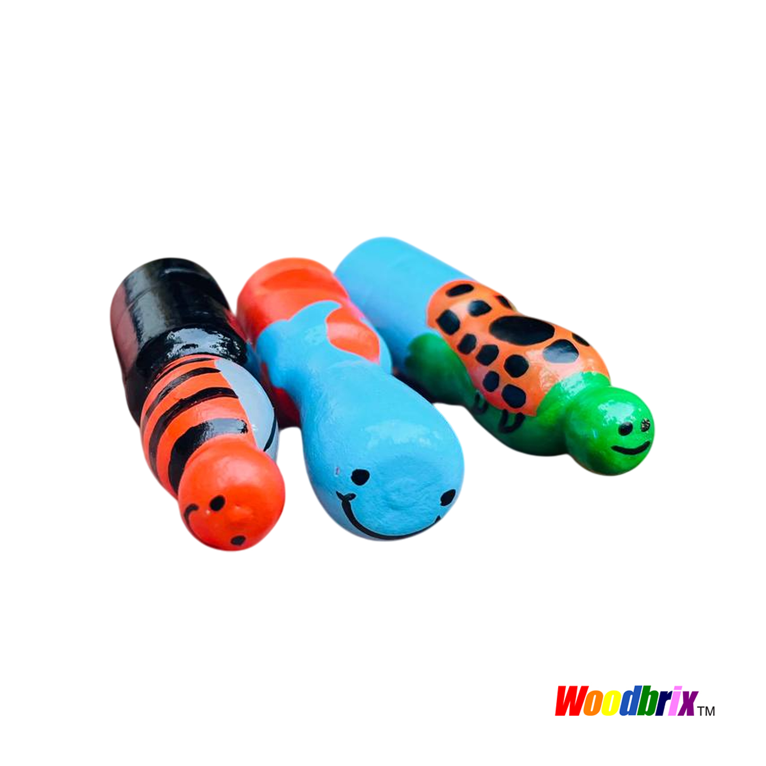 Wooden Whistle Toy - Set of 03 – Natural, Safe & Fun Musical Playtime