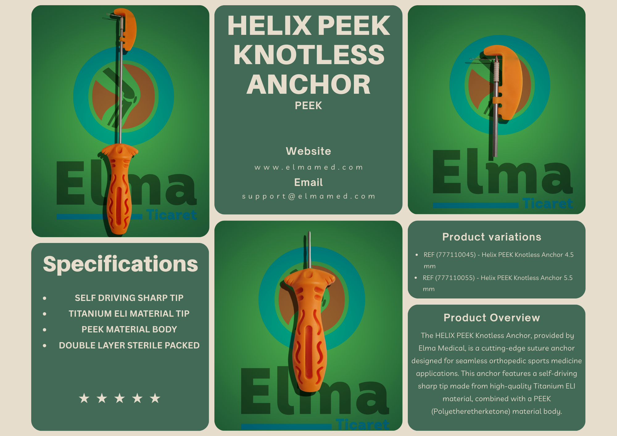 HELIX PEEK KNOTLESS ANCHOR