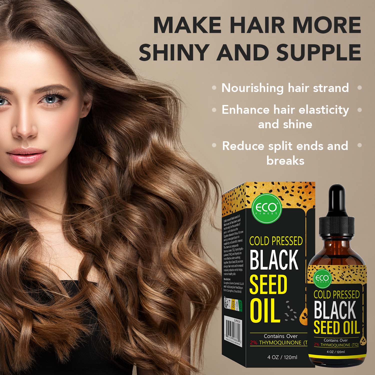 Private Label 100% Natural Organic Premium Cold-Pressed Liquid Essential Oil Pure Black Seed Oil -916040