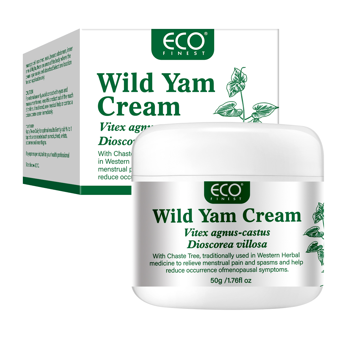 Skin Care Organic Natural Deep Nourishment Wild Yam Moisturizing Cream for Face, Hand, Body -281508