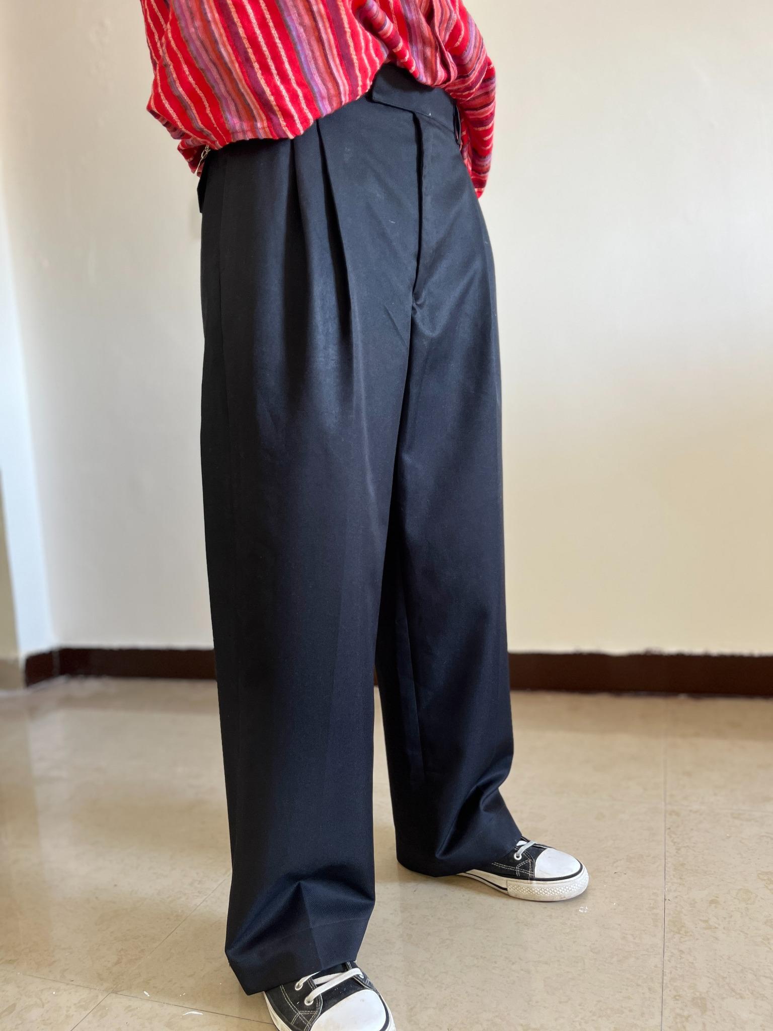 Black Tailored Korean Trousers – Streetwear-Inspired Fit by Indian Manufacturer | Wholesale Price