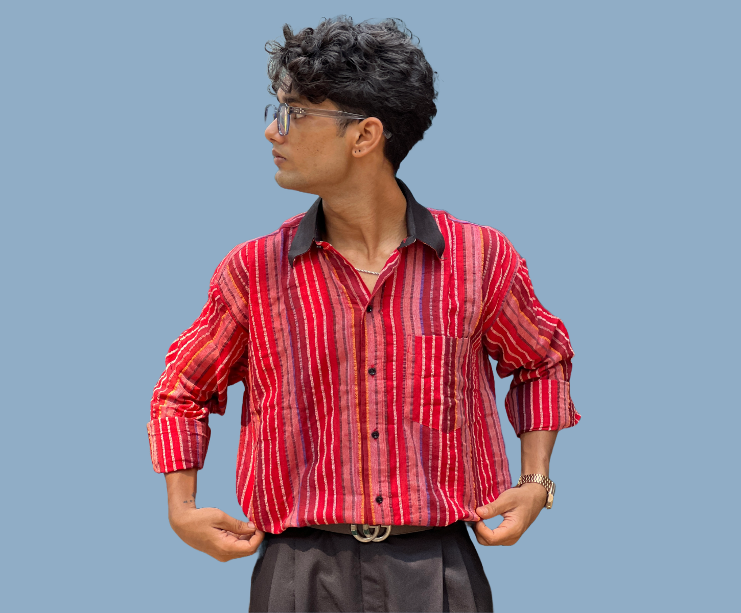 Wholesale Korean Oversized Shirt for Men – Classic 90s-Inspired Colors | Indian Manufacturer