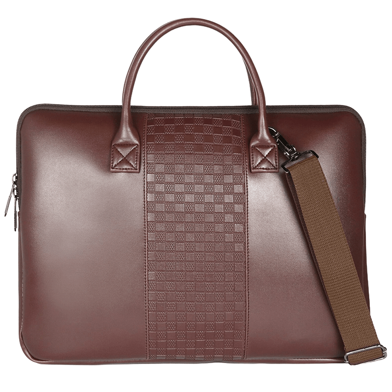 Leather Laptop | Office | Messenger Bag - Fits Up to 14/15.6/16 Inch Laptop | MacBook | Messenger | Leather Bag with Adjustable Shoulder Strap