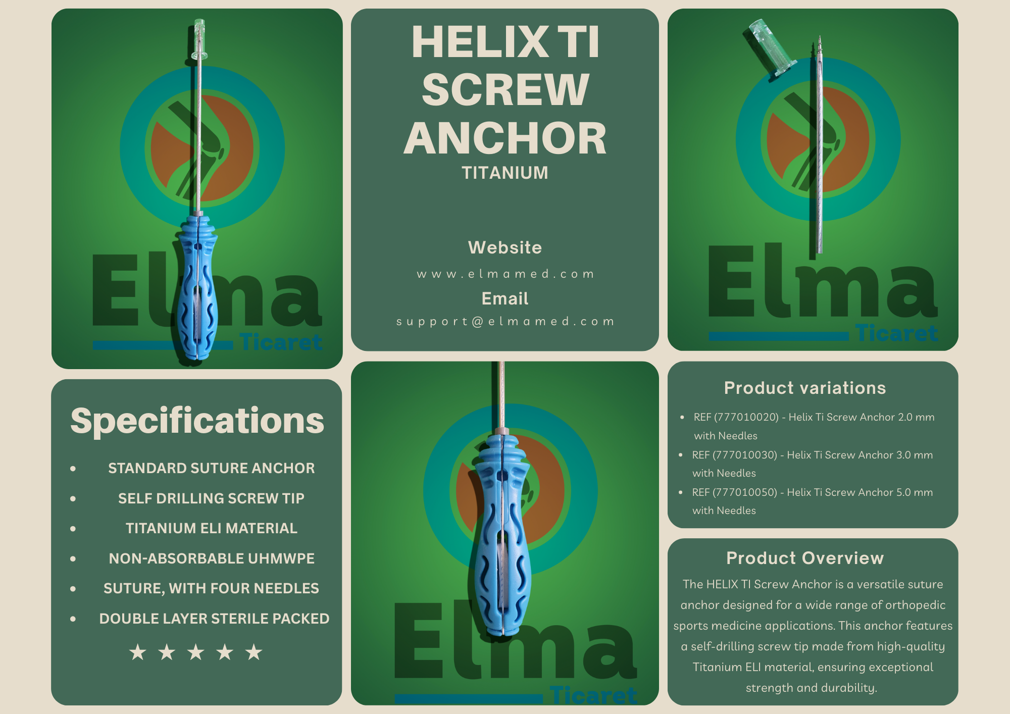 HELIX TI SCREW ANCHOR