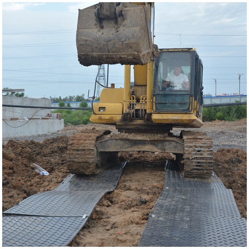 High Quality Ground Protection Mat Polyethylene Ground Sheet for Sale 4x8 Hdpe PE Engineering Durable 5 Million Xinxing 12.7 Mm