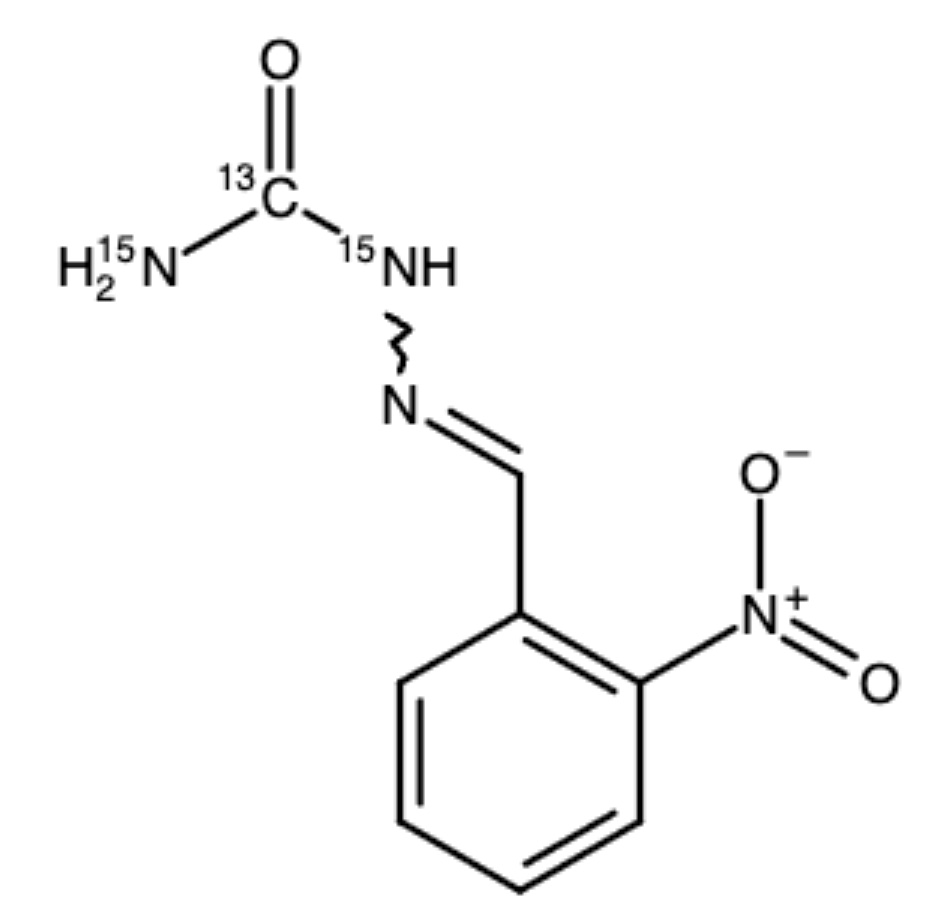 2-Nitrobenzaldehyde Semicarbazone-13C,15N2