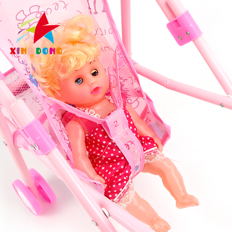 Hot sale Iron baby stroller with girl