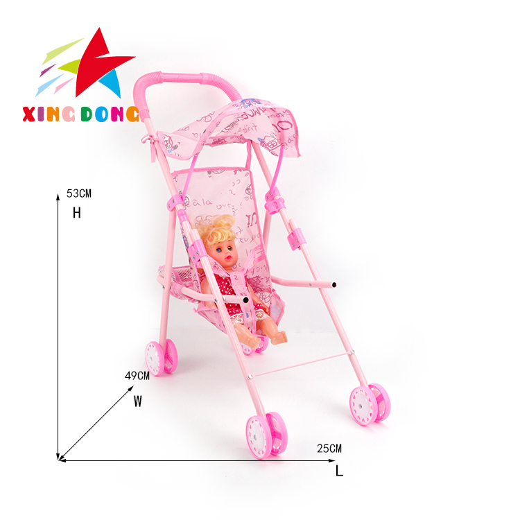Hot sale Iron baby stroller with girl