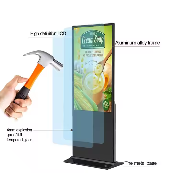 43inch Indoor floor standing digital signage