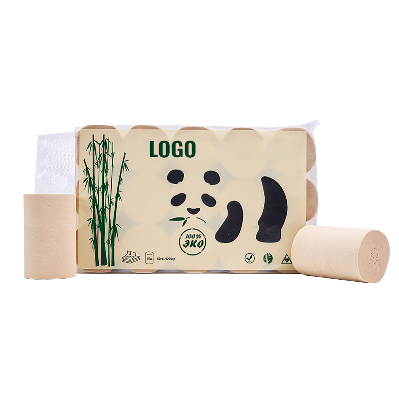Embossed Bamboo Toilet Paper Roll