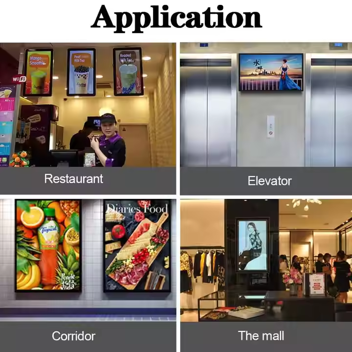 32inch indoor wall mounted lcd screen digital signage