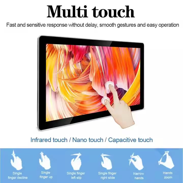 32inch indoor wall mounted lcd screen digital signage