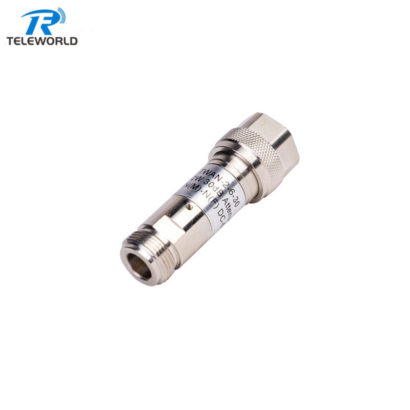 N type 2W RF Coaxial Fixed Attenuator 1dB 2dB 3dB 4dB 5dB 6dB 7dB 8dB 9dB 10dB 15dB 20dB 30dB 40dB 3GHz 4GHz 5GHz 6GHz 8GHz 10GHz 12GHz 18GHz  50ohm