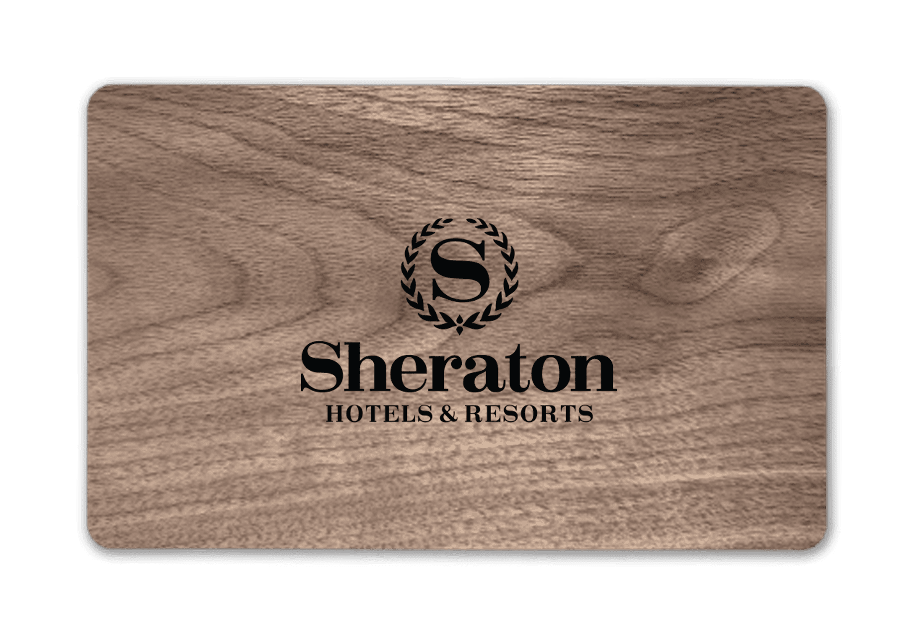 Walnut Wood - RFID Hotel Key Card