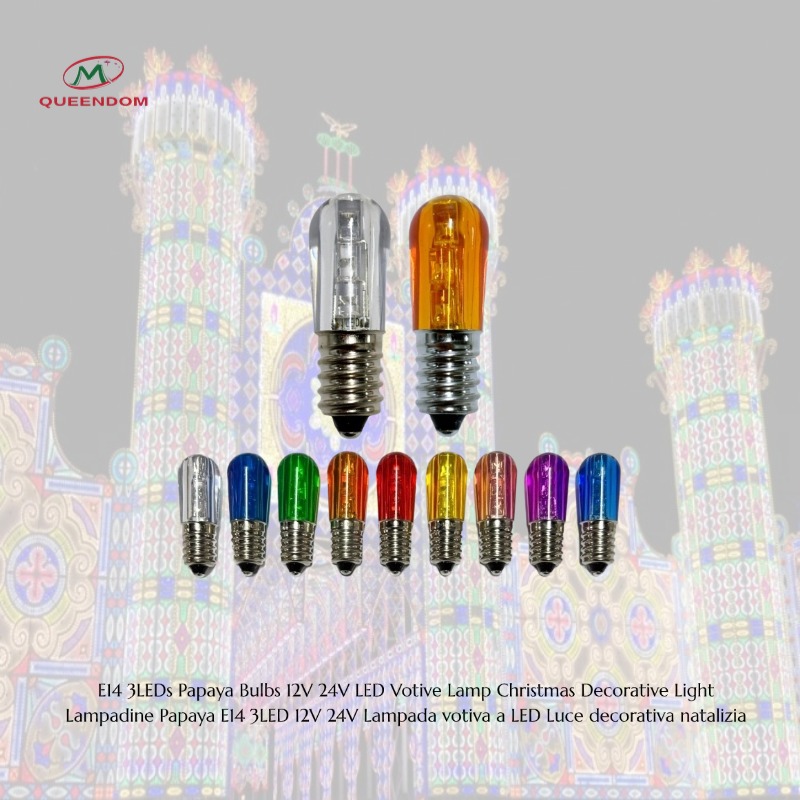 E14 LED Papaya Bulb