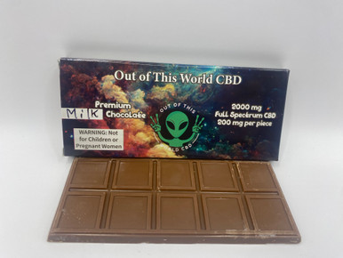 1000 mg CBD Isolate Milk Chocolate