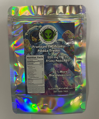 Fruity Pebble Treats 200 mg THC