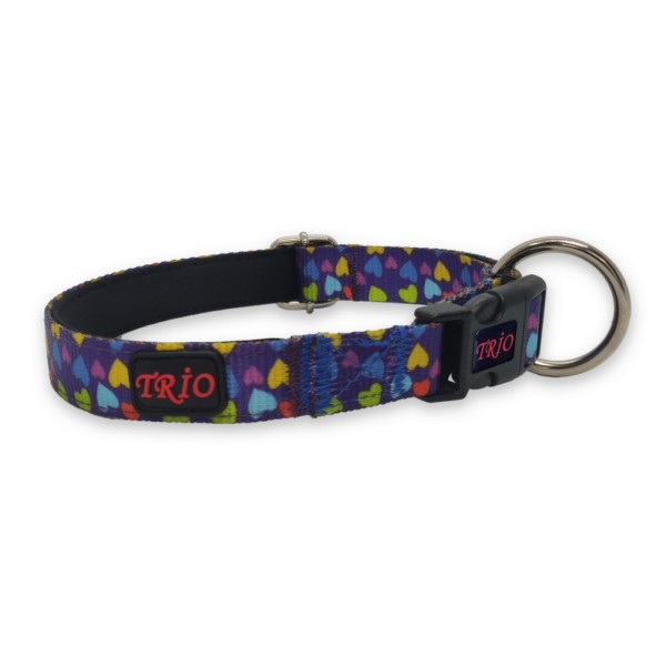 Printed dog collar.dog dog collar.soft textured dog collar.