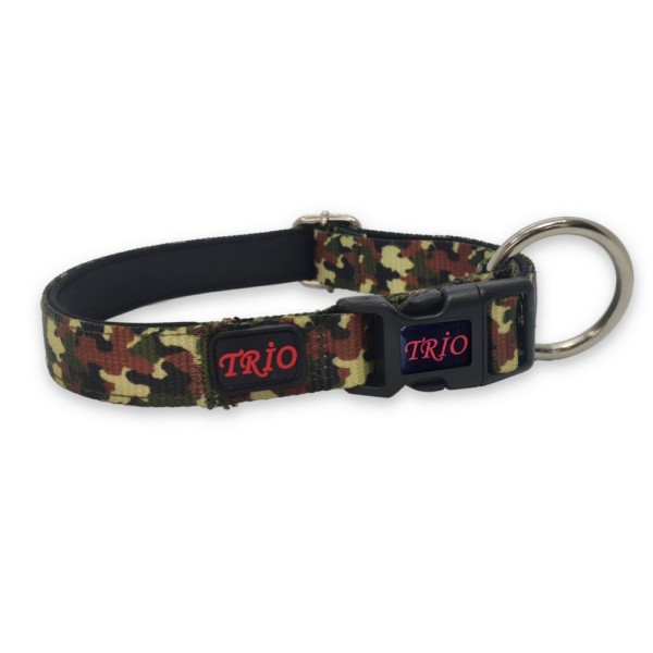 Printed dog collar.dog dog collar.soft textured dog collar.