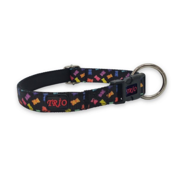 Printed dog collar.dog dog collar.soft textured dog collar.