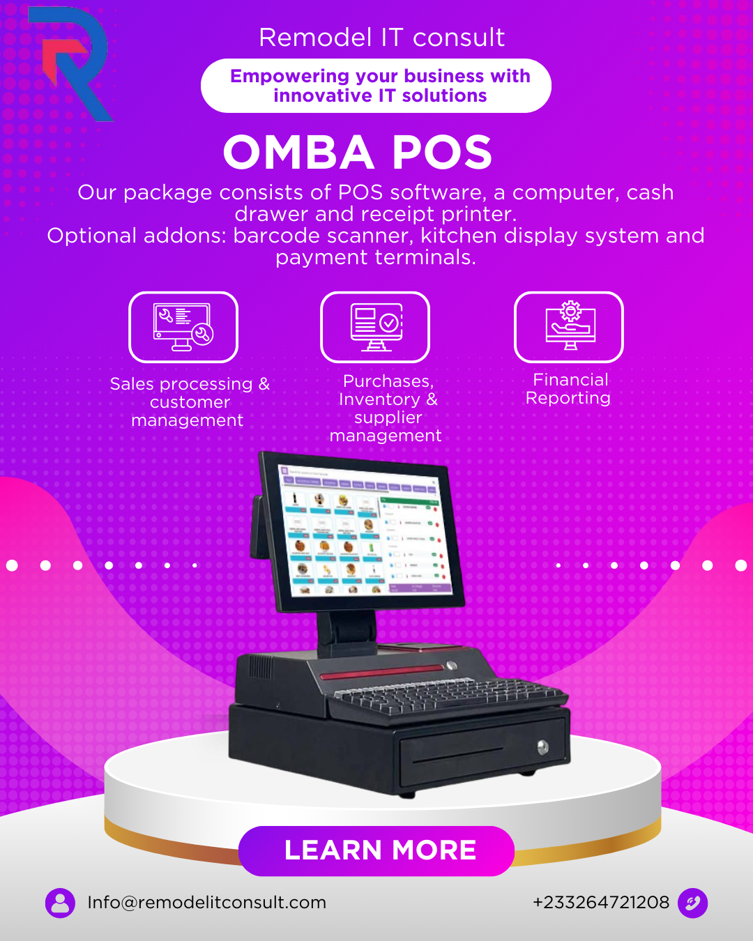 OMBA POS (software and hardware)