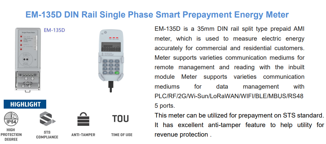 Single Phase Smart Energy Meters
