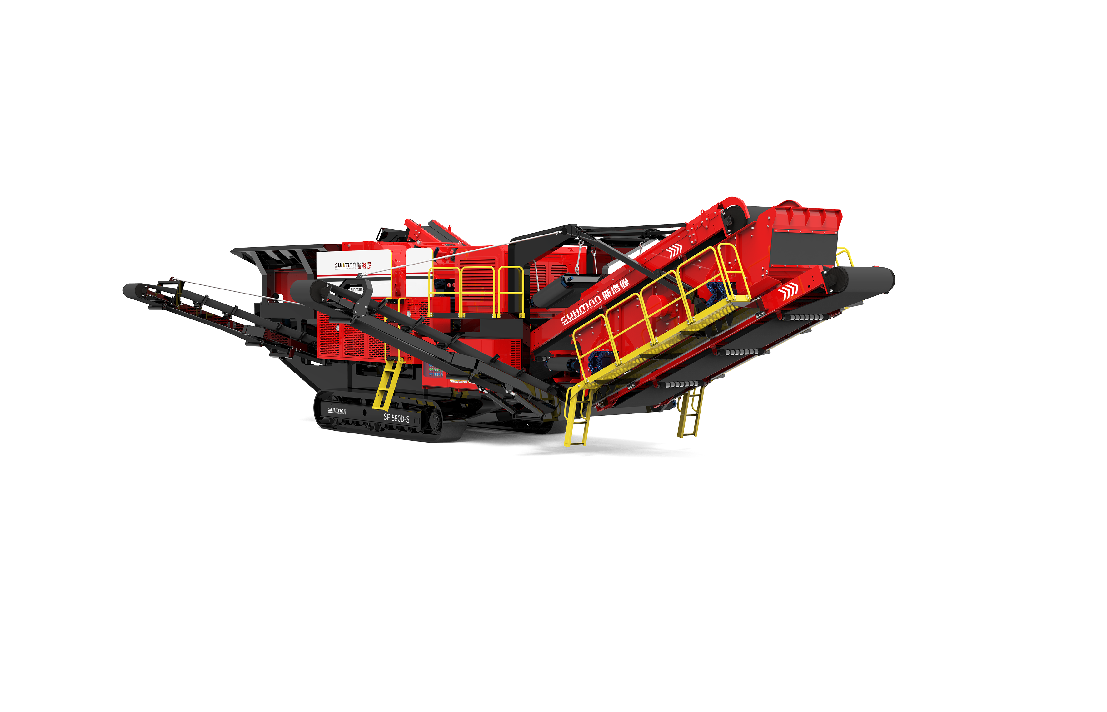 SF-580D-S Mobile Impact Crushing and Screening Combo