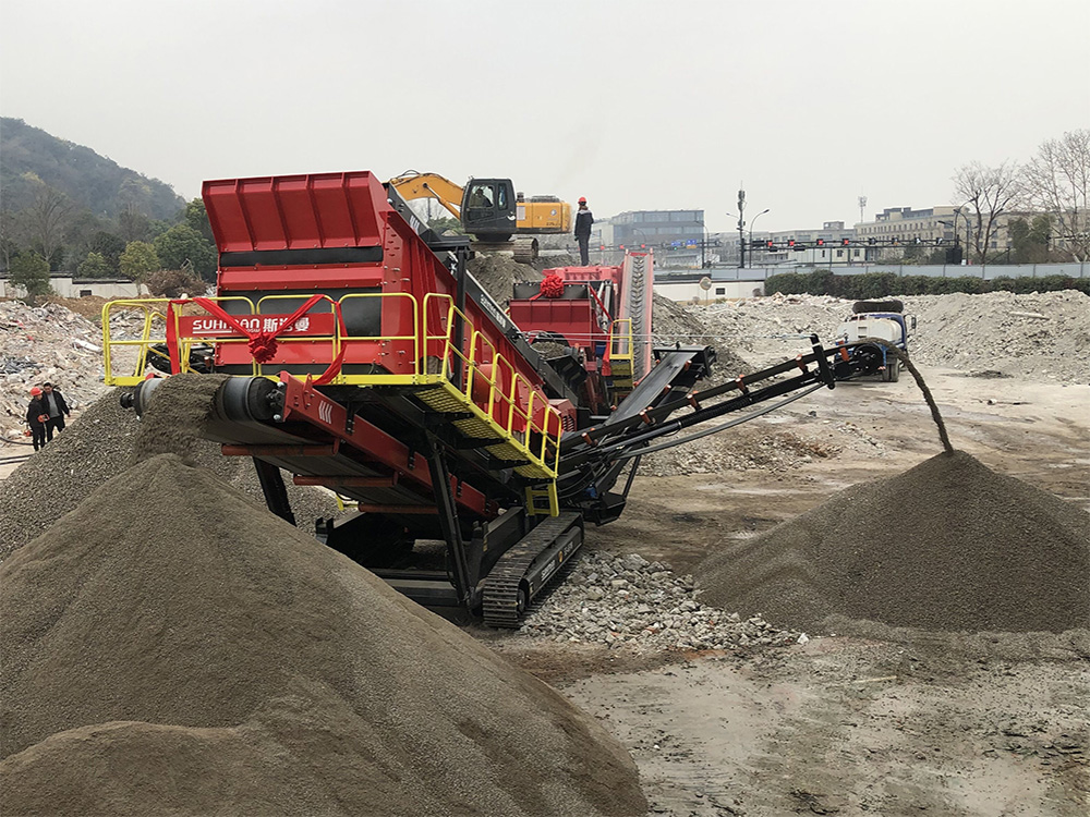 SS-7018 Mobile Inclined Vibrating Screening Plant