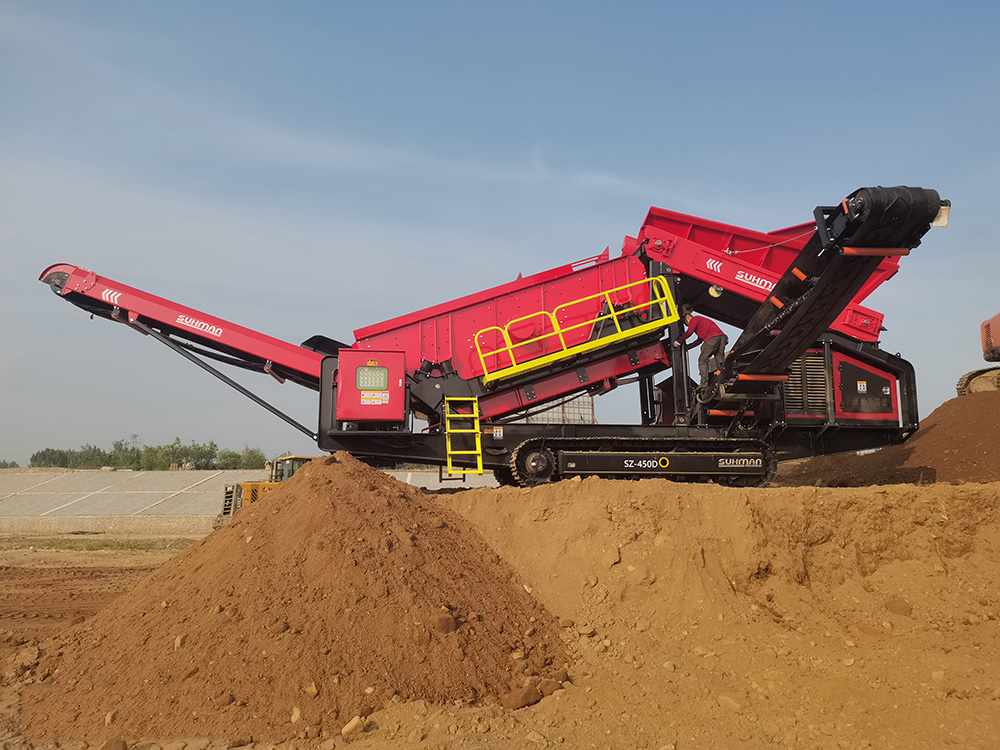 SZ-450D Mobile Heavy Duty Screening Plant