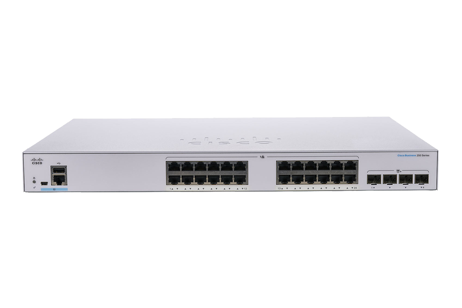 Switch CISCO Catalyst C1000-24T-4G-L 24 x 1/100/1000 Data Ports, 4 x 1GE SFP ports, LAN Base