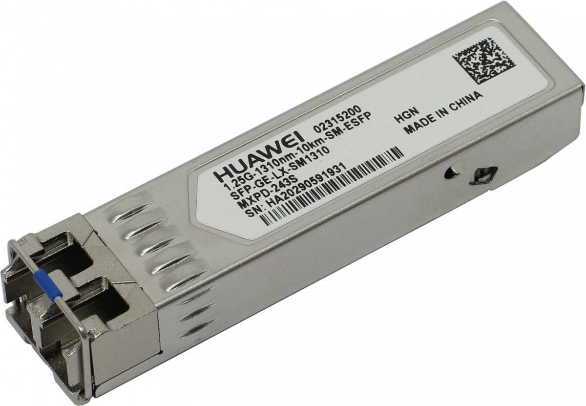 Module SFP HUAWEI SFP-GE-LX-SM1310 SFP GE 1310nm 10KM LC Monomode