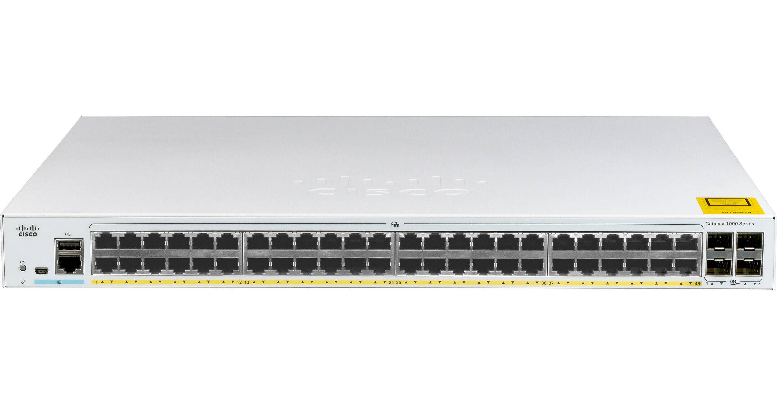 Switch CISCO Catalyst C1000-48P-4G-L 48 x 1/100/1000 PoE Ports,4 x 1GE SFP ports, LAN Base