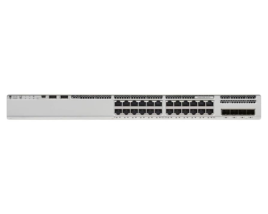 Switch CISCO Catalyst C9200L-24T-4X-E 24 x 1/100/1000 Data Ports, 4 x 10GE SFP+ ports, essentiel