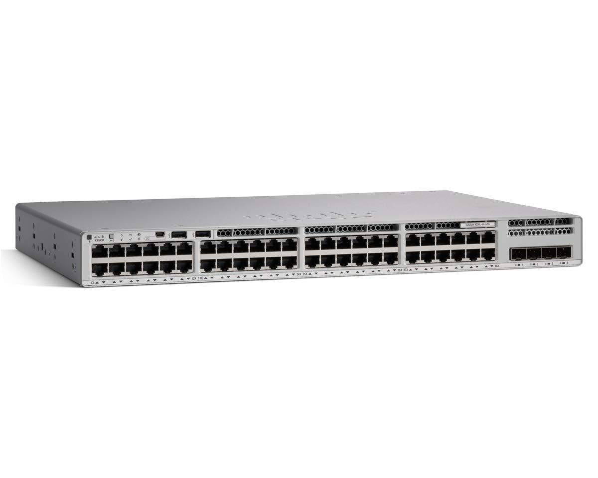 Switch CISCO Catalyst C9200L-48P-4G-E 48 x 1/100/1000 PoE Ports, 4 x 1GE SFP ports , essentiel