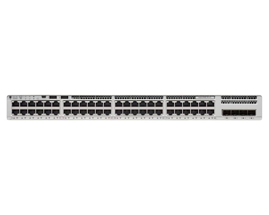 Switch CISCO Catalyst C9200L-48T-4X-E 48 x 1/100/1000 Data Ports, 4 x 10GE SFP+ ports, essentiel