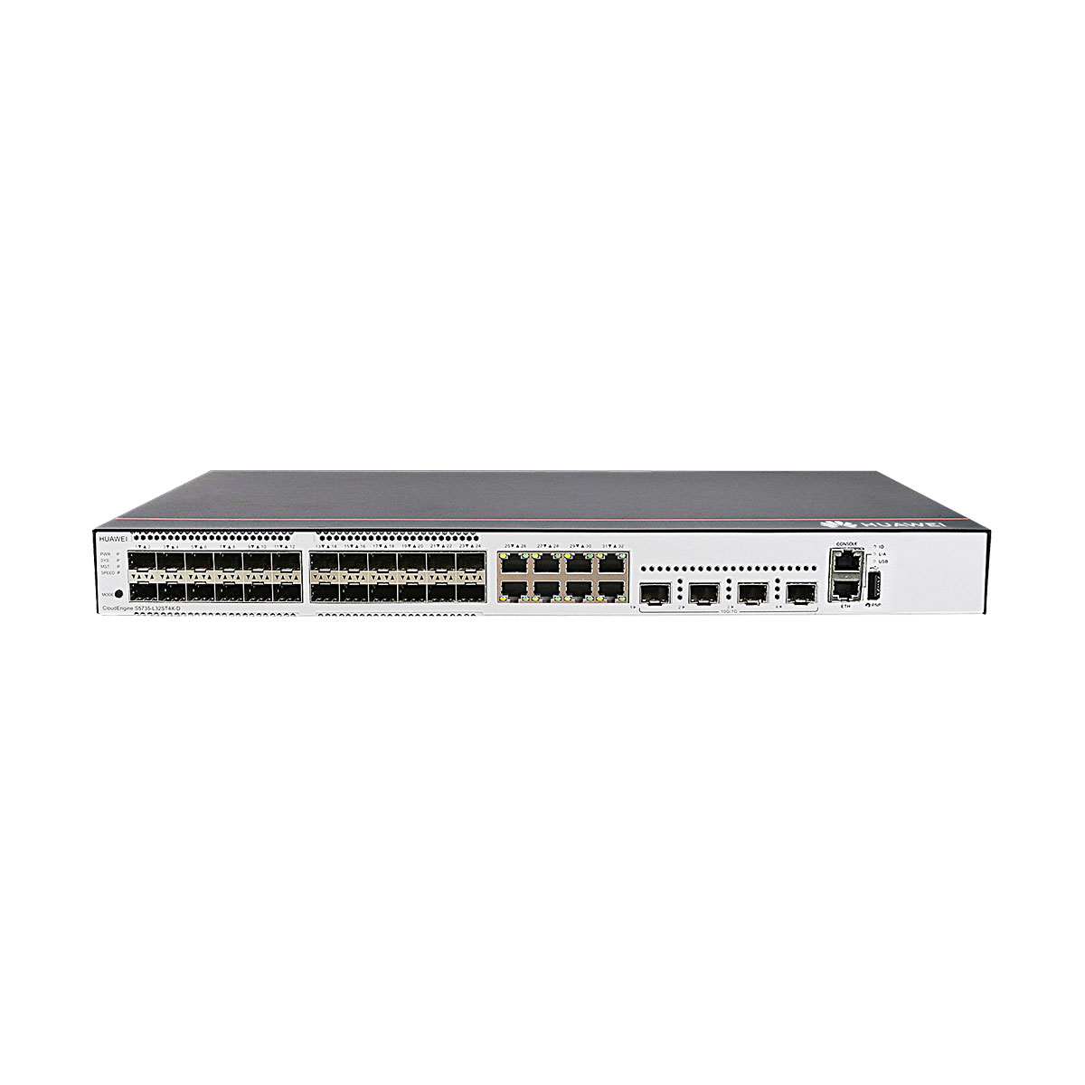 Switch HUAWEI CloudEngine S5735-L32ST4X-A 24 x GE SFP ports, 8 x 10/100/1000BASE-T ports, 4 x 10 GE SFP+ ports