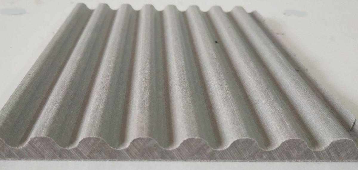 Facade decorative Grooved Fiber Cement Board with outstanding designs for indoor & outdoor purposes