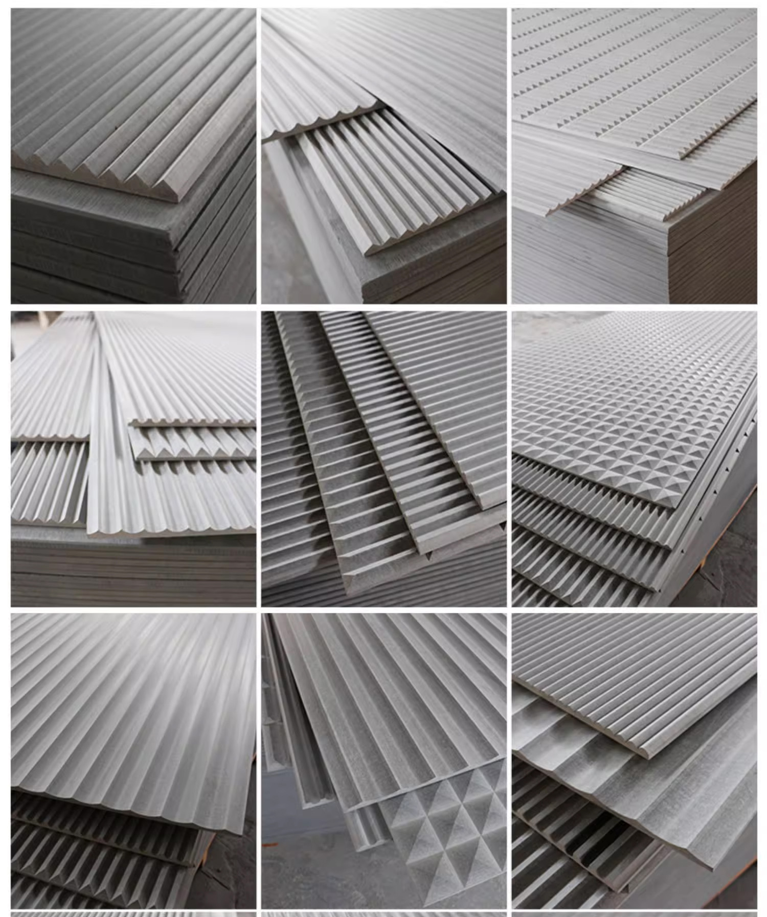 Outstanding performance and astonishing design Grooved Fiber Cement Board for interior and exterior wall