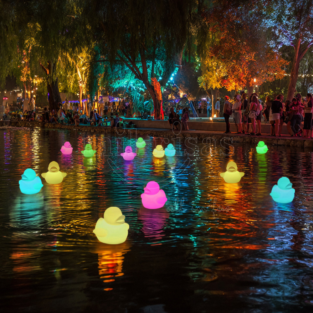 Duck Night Light LED Glowing Lamp, Colorfuldeco