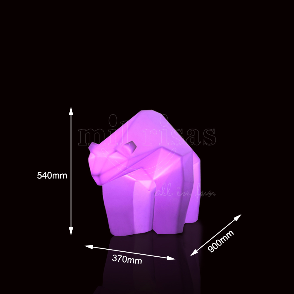 LED Polar Bear Geometry Animal Shaped Christmas Lights