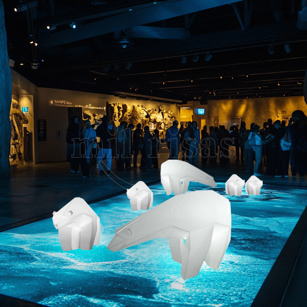 LED Polar Bear Geometry Animal Shaped Christmas Lights