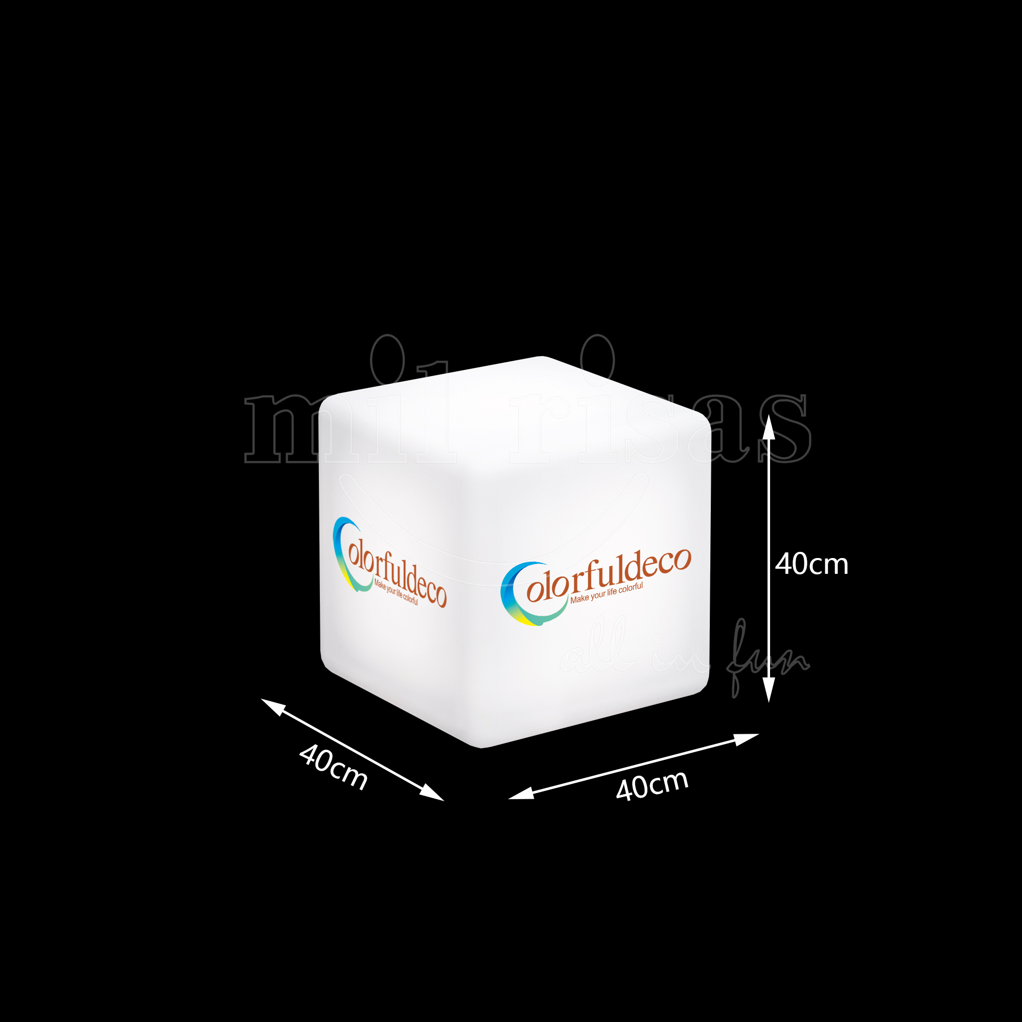 Personalized Lights Light Cube