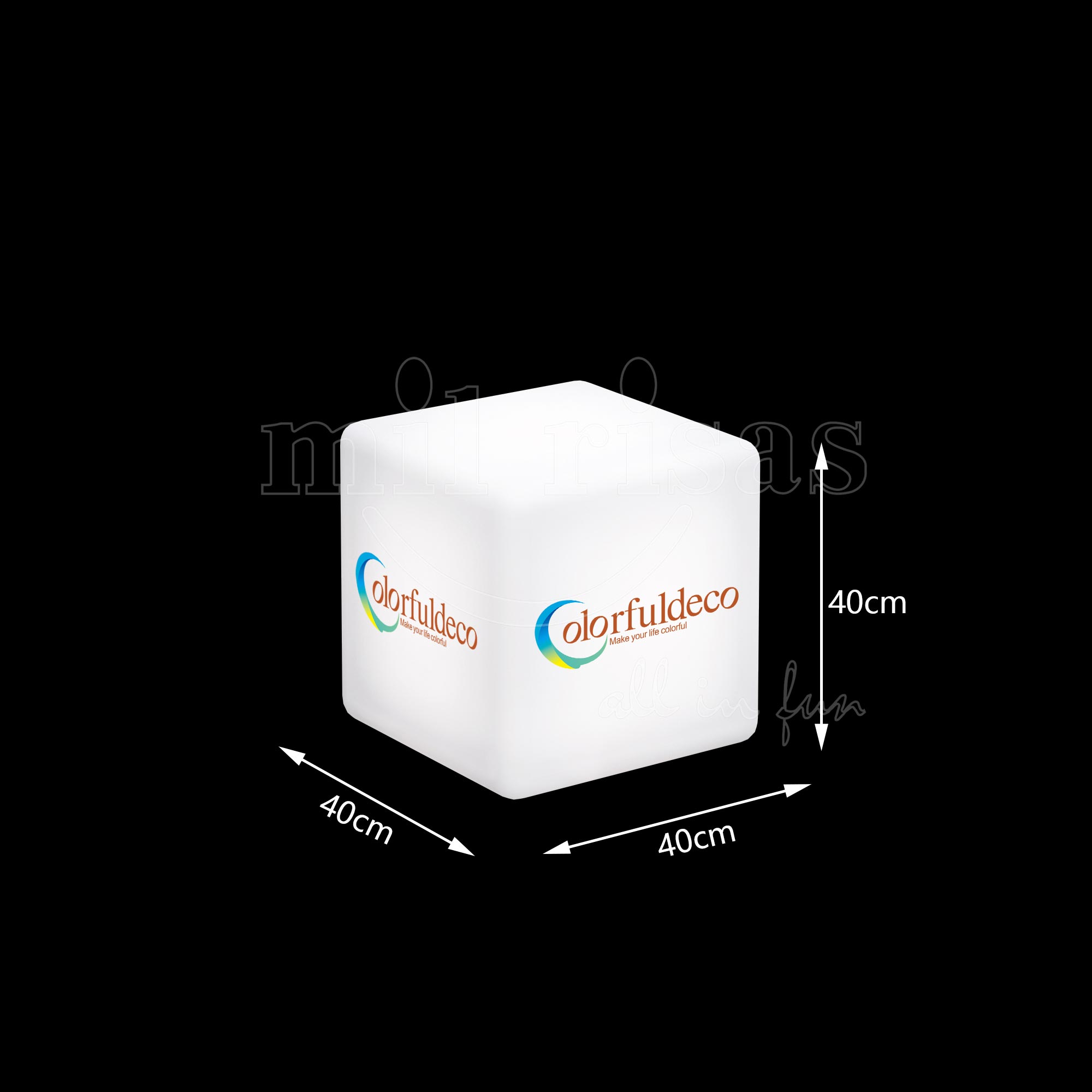 Personalized Lights Light Cube