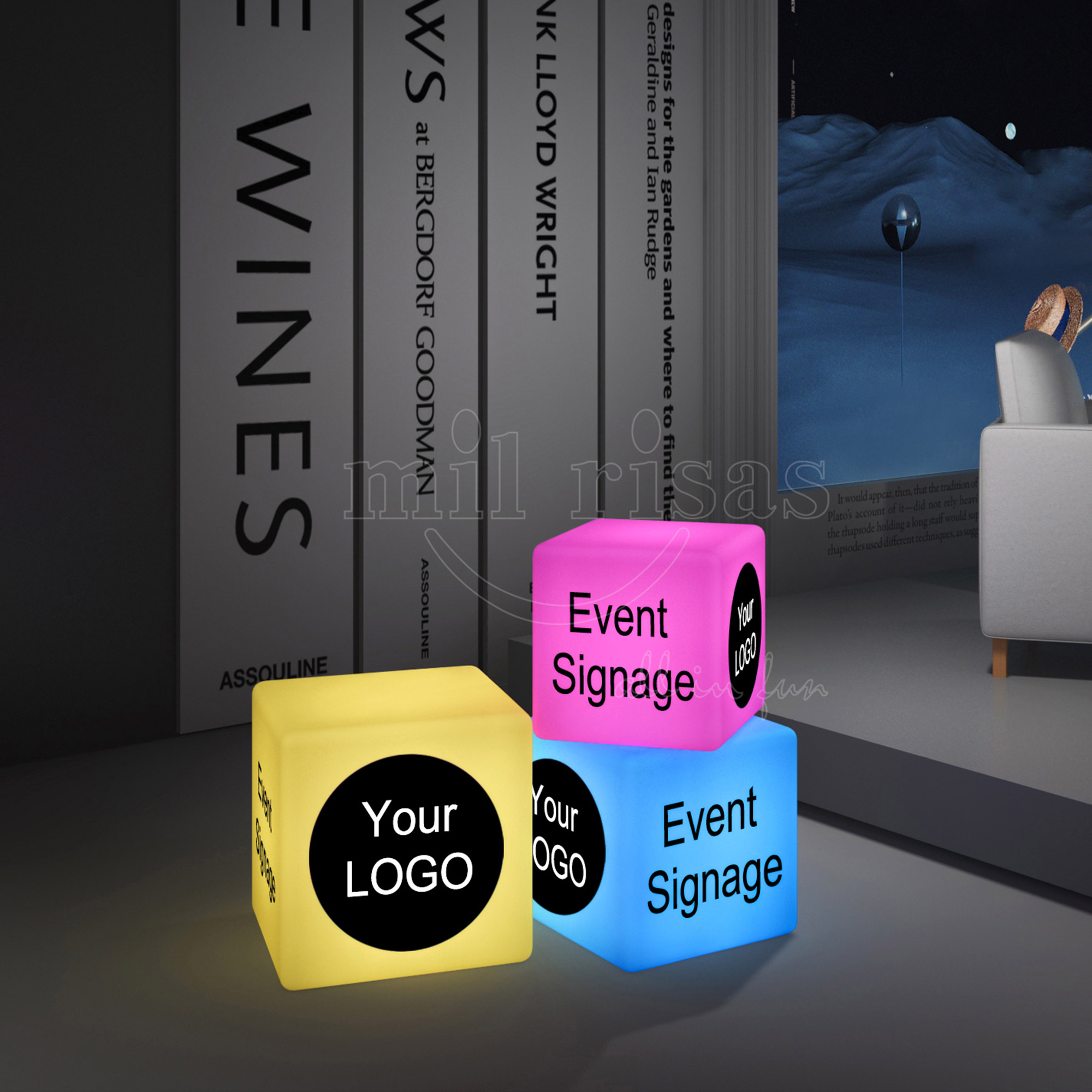 Custom Lamp Glow Cubes