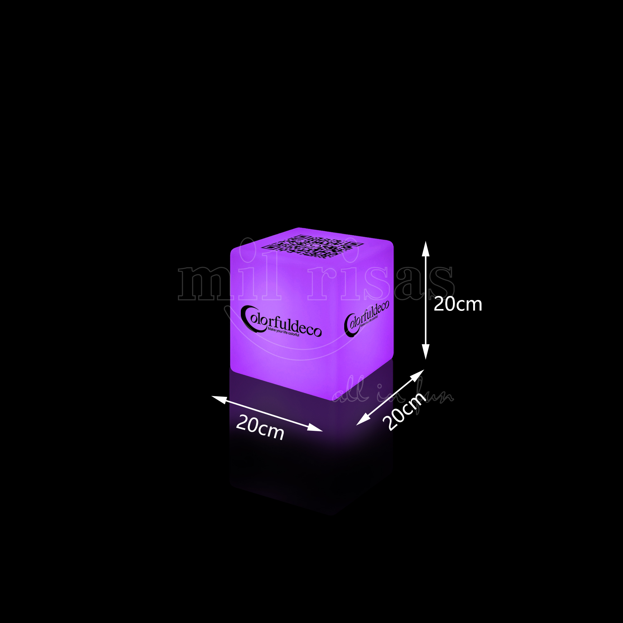 Customized Lamps LED Light Cube