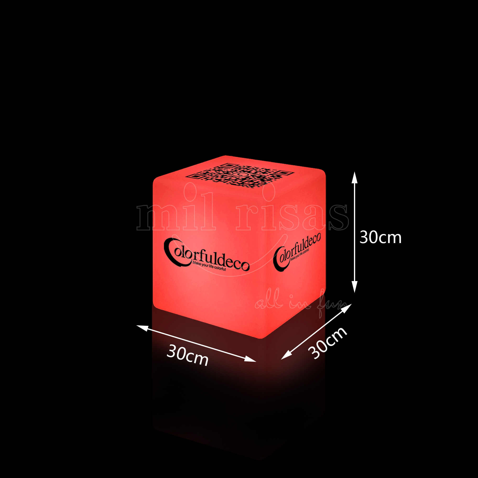Customized Lamps LED Light Cube