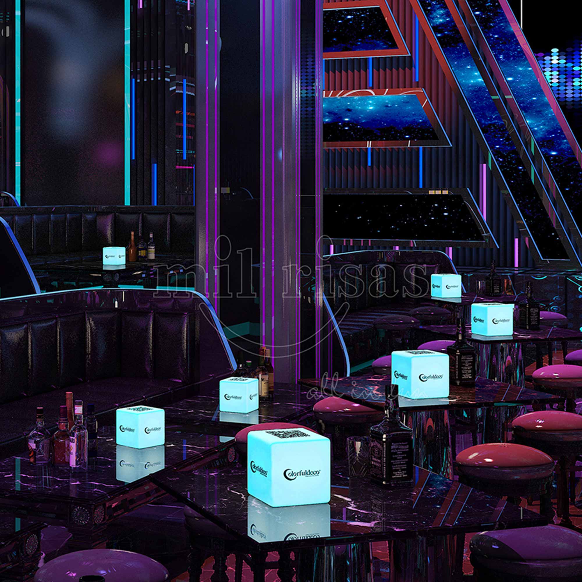 Customized Lamps LED Light Cube