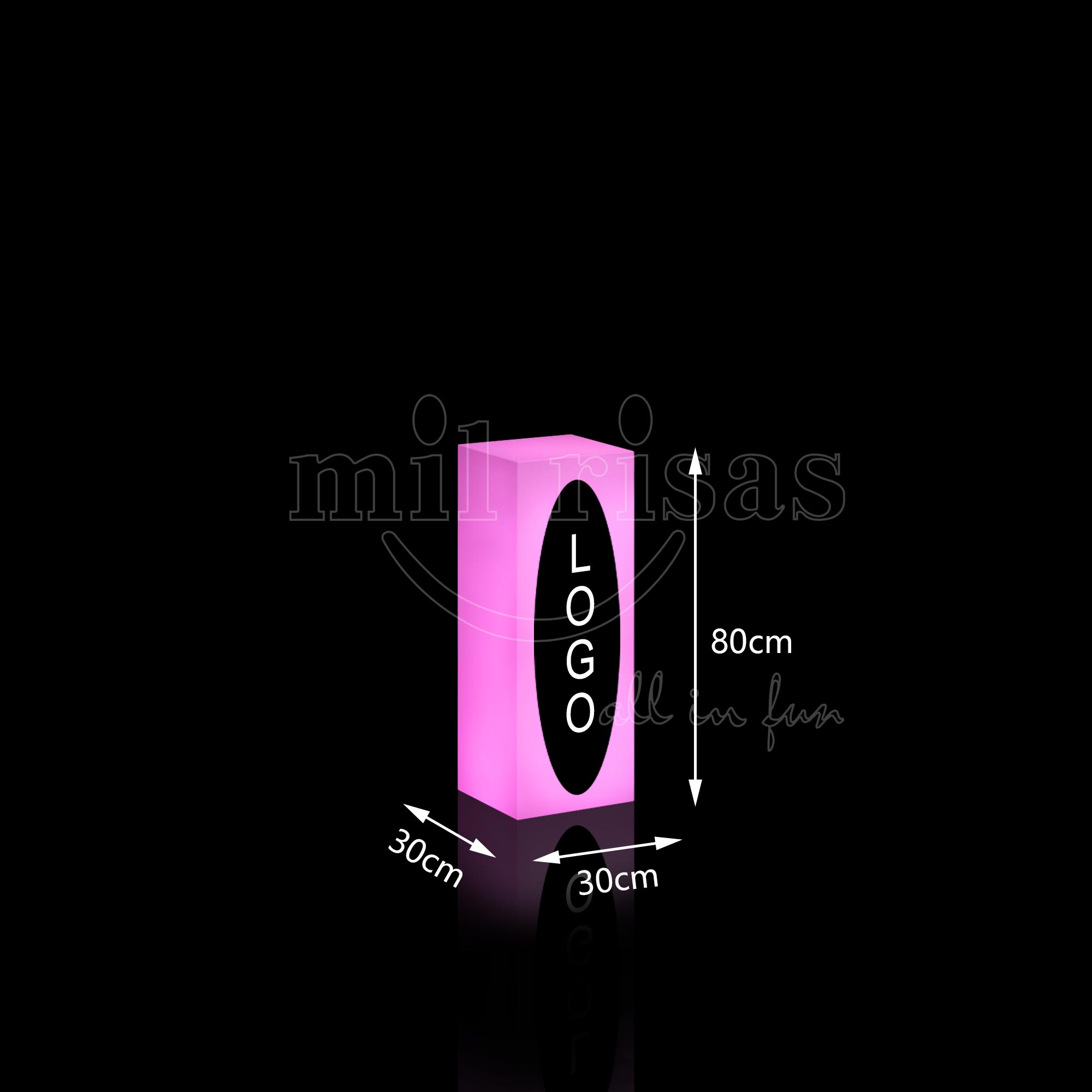 Personalized Lights Column Light
